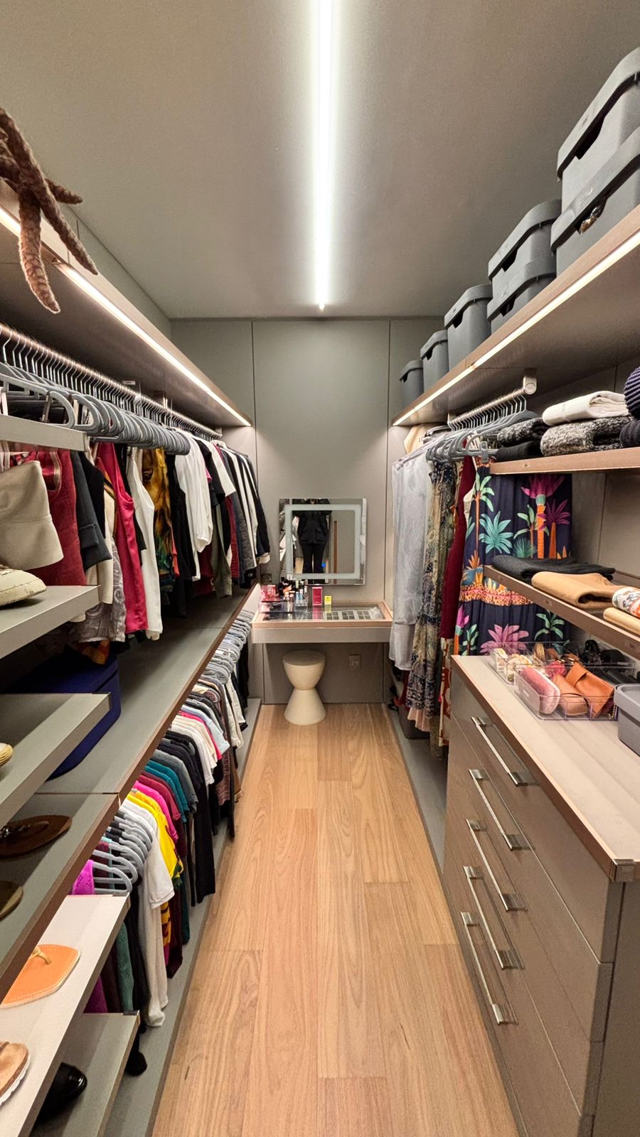 Closet feminino